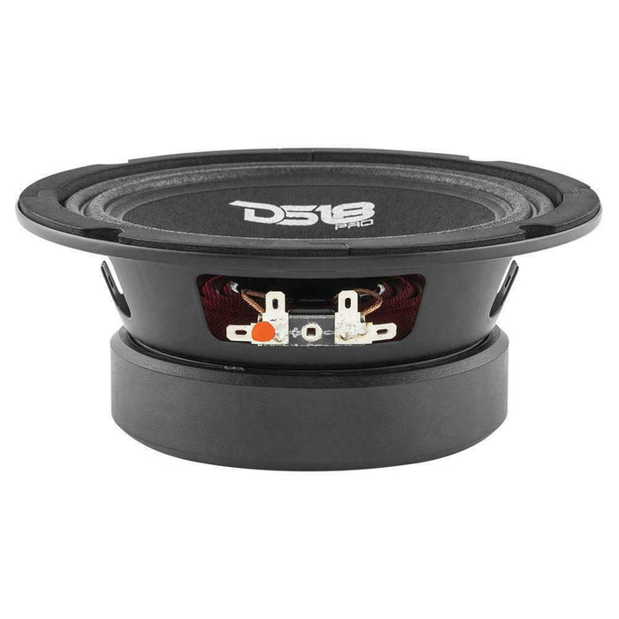 DS18 PRO-GM6.4PK 6.5" 1200W 4 Ohm Midrange Loudspeaker & Bullet Tweeter Package