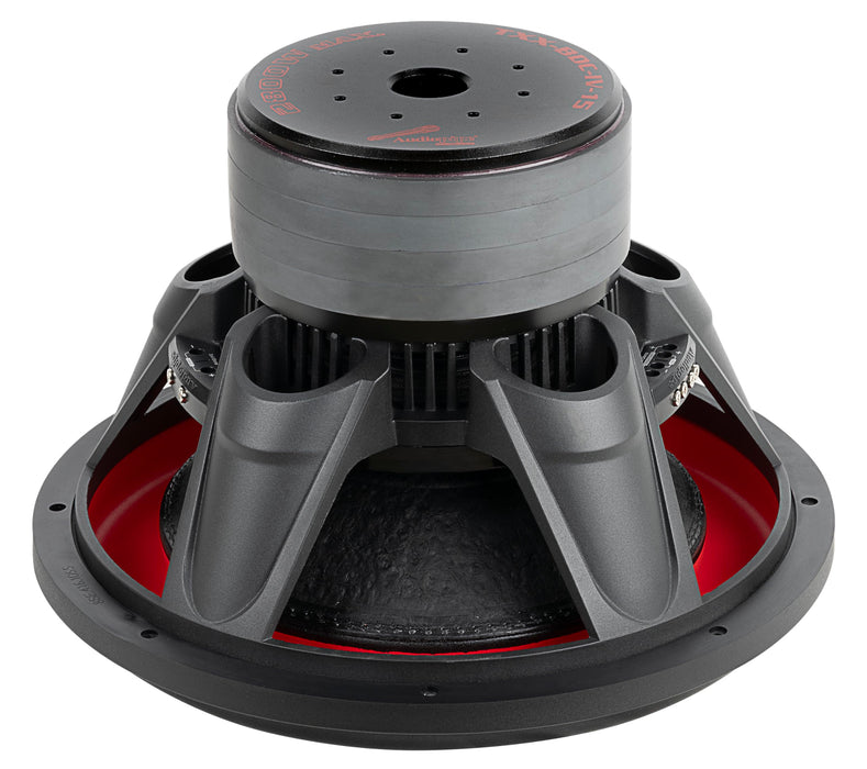 Audiopipe TXX-BDC 15" 1400W RMS 2x4-Ohm DVC Quad Stack Composite Cone Subwoofer
