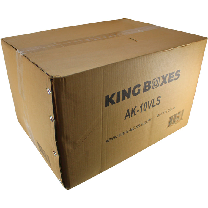 Single 10" SPL Style Side Ported Sprayed Finish Universal King Box | AK-10VLS