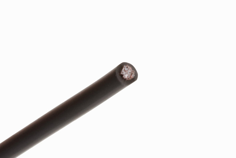 14 GA 100 FT Black Stranded of CCA Primary Power Ground Wire Cable - Full Spool