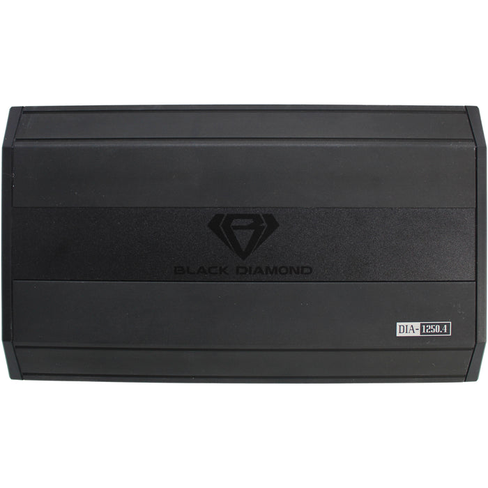 Black Diamond DIA1250.4: 1250W 4-Channel Full Range Class-AB Amplifier OPEN BOX