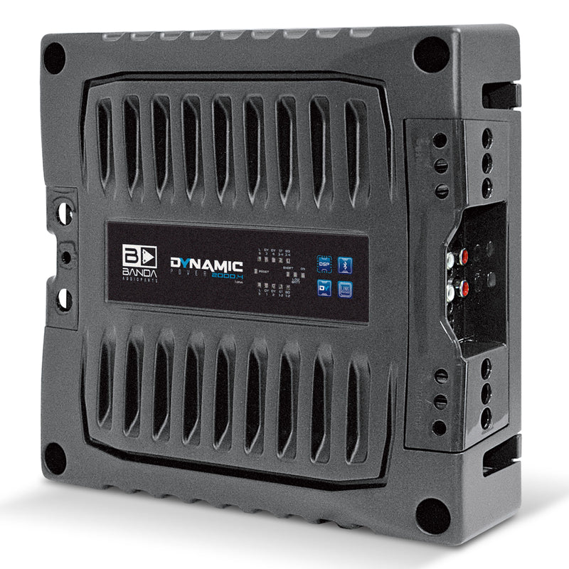 Banda DYNAMIC Brazilian 2000 Watt 1-Ohm 4-Channel Full Range Amplifier w/ DSP