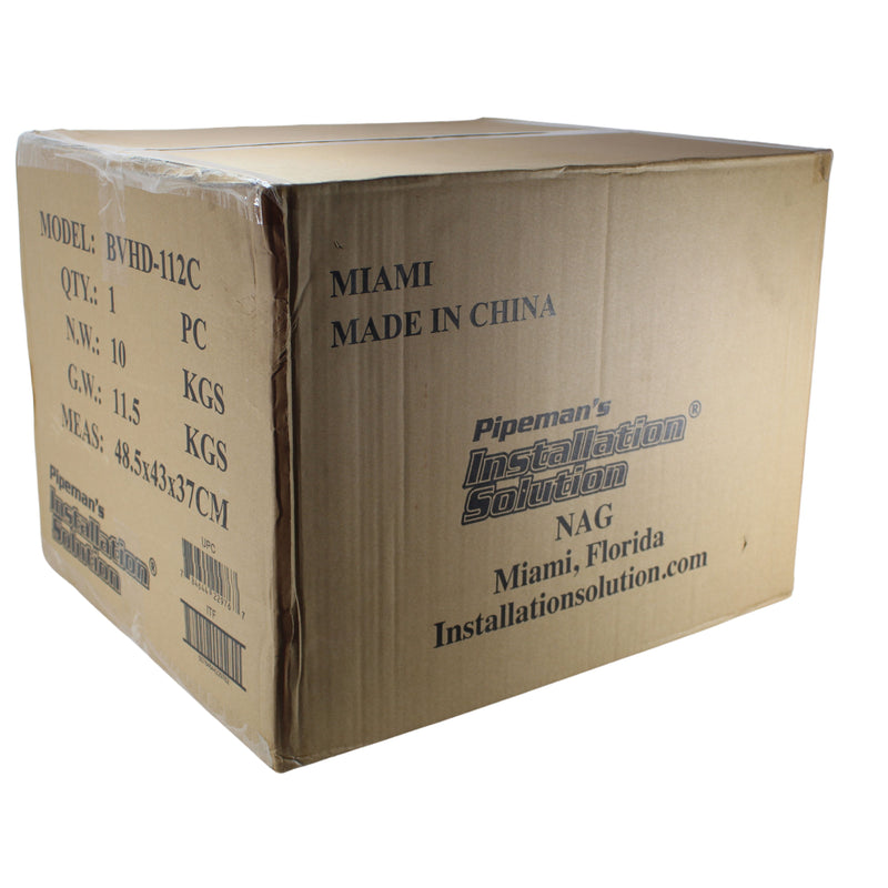 Single 12” Vented Carpeted Subwoofer Box Made with Heavy-Duty MDF Construction