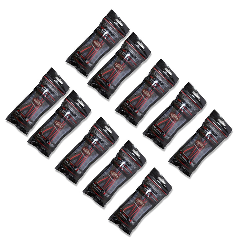 Audiopipe Frosted RCA Cables w/Gold-Plated RCA Connectors (10 Pack) 1.5-25 Feet