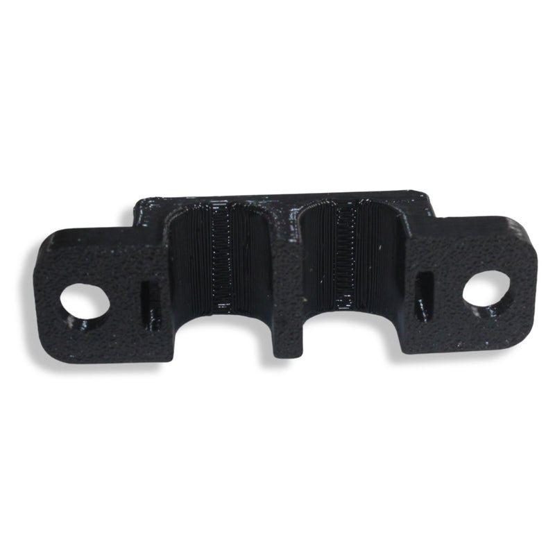 4 Gauge Cable Management Wire Comb Dual Slot Can Use w/ Cable Tie Red/Black