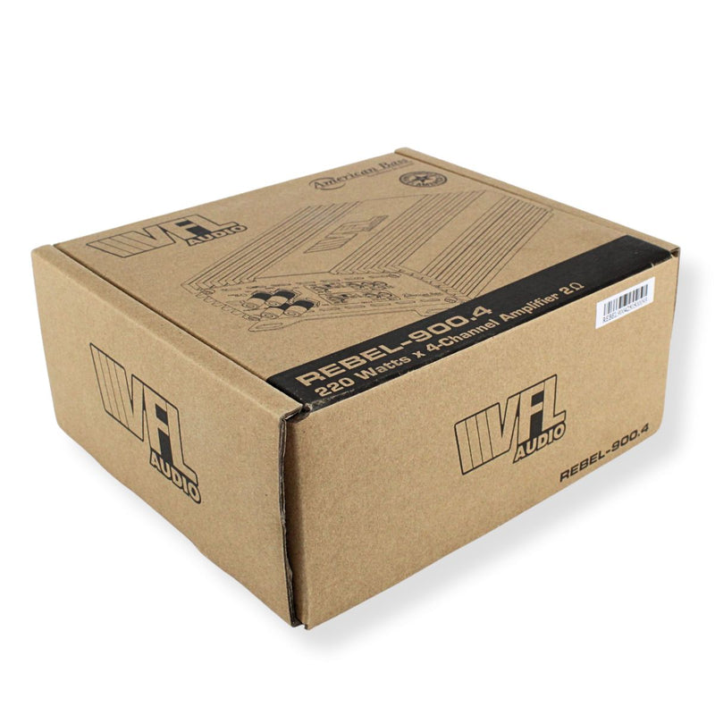 American Bass 880 Watt 2-Ohm 4-Channel Class D Digital Amplifier REBEL-900.4