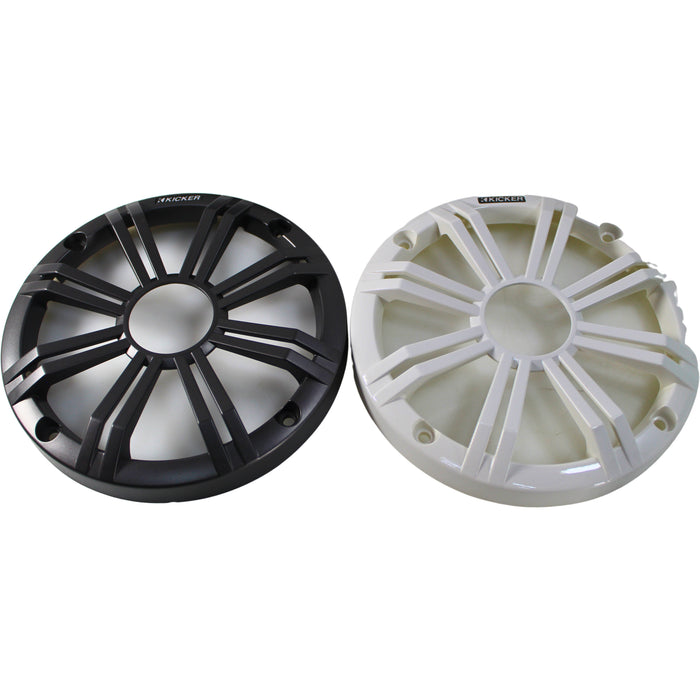 Kicker KM Series 6.5" 65W RMS 4-Ohm LED Marine Coaxial Speakers / 45KM654L