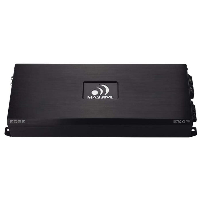 Massive Audio Nano Edge 4 Channel Amplifier 4800 Watt Full Range Class D EX4R