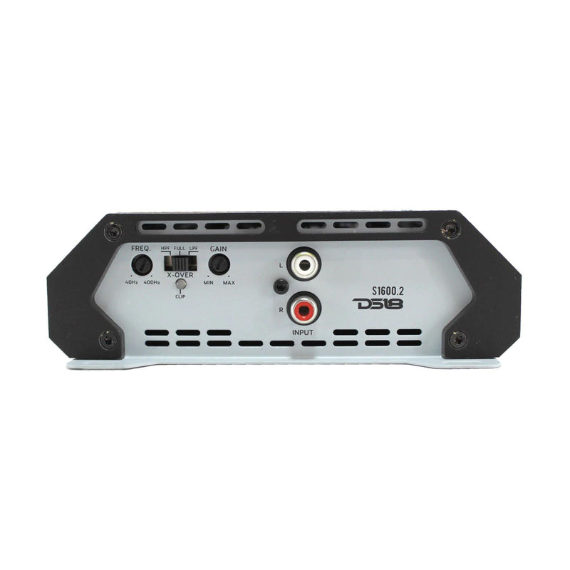 DS18 Car Audio 2 Channel Full Range Amplifier 1600 Watt Class A/B Silver S1600.2
