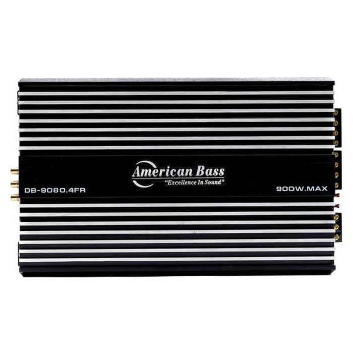 American Bass 4-Channel Class A/B 900 Watts Max Power DB-9080.4 Amplifier