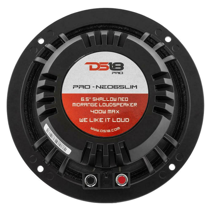 DS18 6.5" Slim Midrange 400W Neodymium Loudspeaker PRO-NEO6SLIM