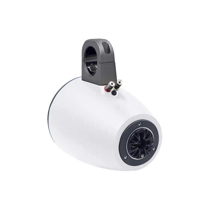 Audiopipe Wakeboard Marine Tower Enclosures for 8" Speaker, LEDs & Tweeter White