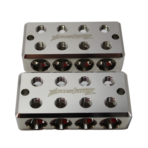 Pair Of ILL Customz 6-In 6-Out 1/0 Gauge Power Distribution Blocks – Car Audio