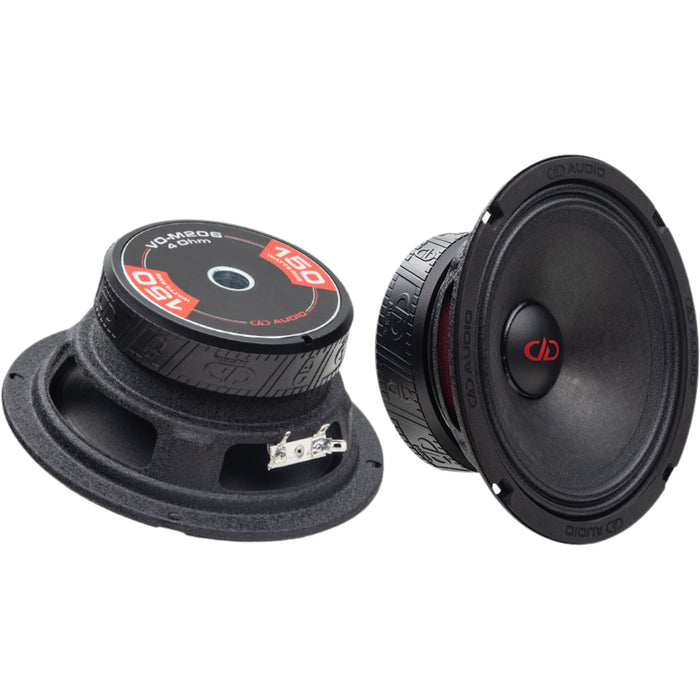 6.5" 150W RMS 4-OHM SVC Mid-Range Speaker DD Audio VO-M 200 Series / VO-M206-S4