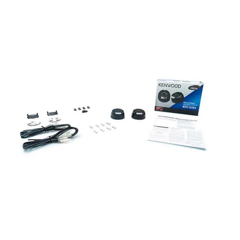 Pair of Kenwood 13/16" 4-Ohm 40 Watts RMS Component Balanced Dome Tweeters