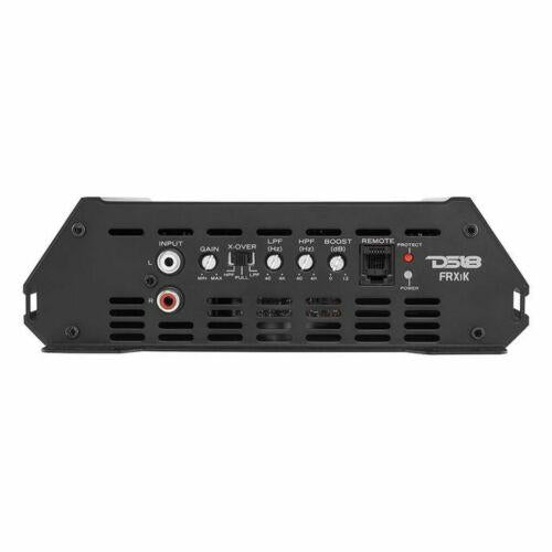 DS18 Full Range Monoblock Amplifier Class D 1000W RMS 1 Ohm /w Bass Knob FRX1K - Big Jeff Online Inc