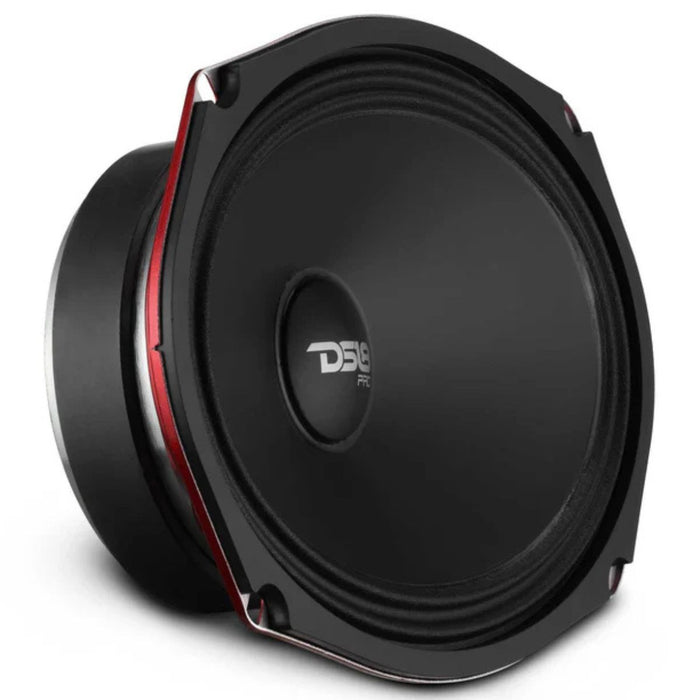 The PRO SM69.4 delivers loud and clear 6x9 inch midrange sound for motorcycles and marine builds, rated at 250W RMS with a water resistant cone Speaker Side View