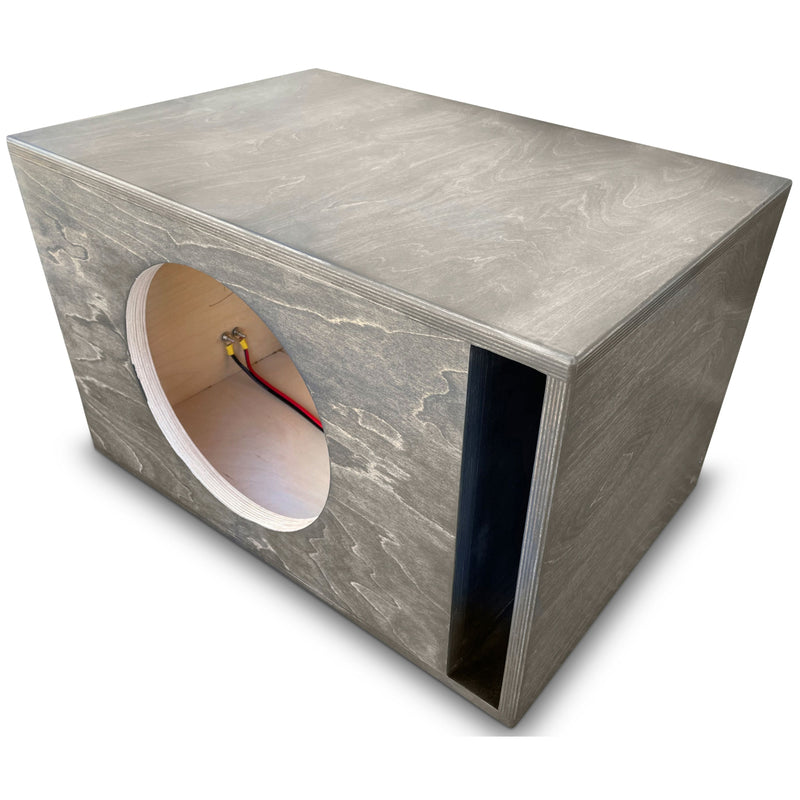 Single Universal Birch 12" Ported Subwoofer Box 1" Baffle Tuned To 32Hz