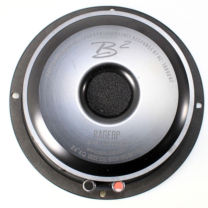 B2 Audio Pair of Rage 8" 4-Ohm 300 Watt RMS Mid-Range Speakers RAGE8P