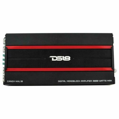 DS18 Car Audio 1 Channel Amplifier 3000W Digital Monoblock Class D Candy-XXL1B