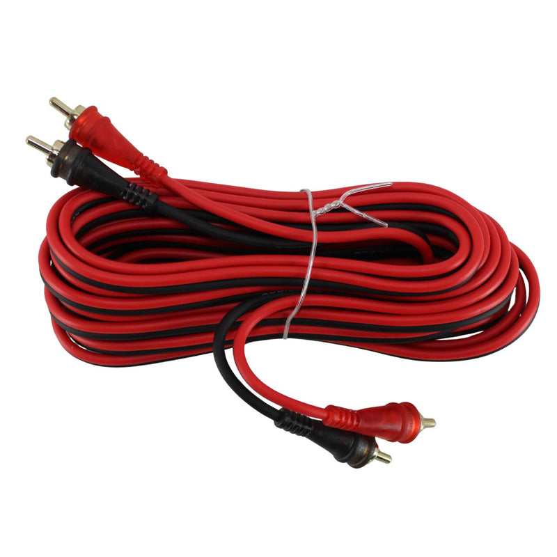 Audiopipe AMF 17 ft Frosted RCA Cables (10 Pack) / AP-AMF-17