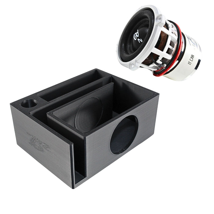 Business Card Holder Ported Box Enclosure w/ B2 Audio Rampage RC2 2" Subwoofer