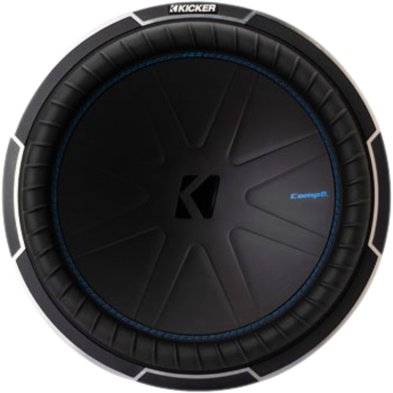 15" 1200W RMS 2-Ohm Dual Voice Coil Subwoofer Kicker CompQ Series 51CWQ152