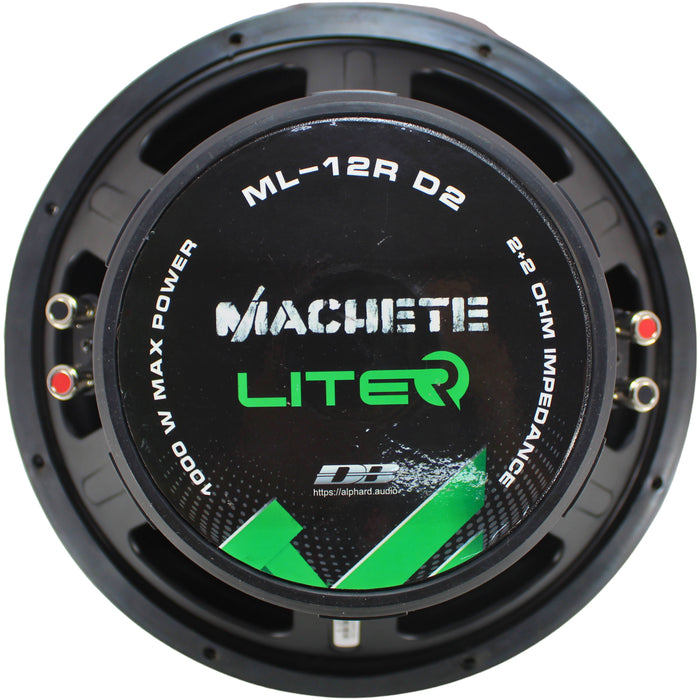 Deaf Bonce Machete 12" 500W RMS Dual 2-Ohm Voice Coil Subwoofer OPEN BOX