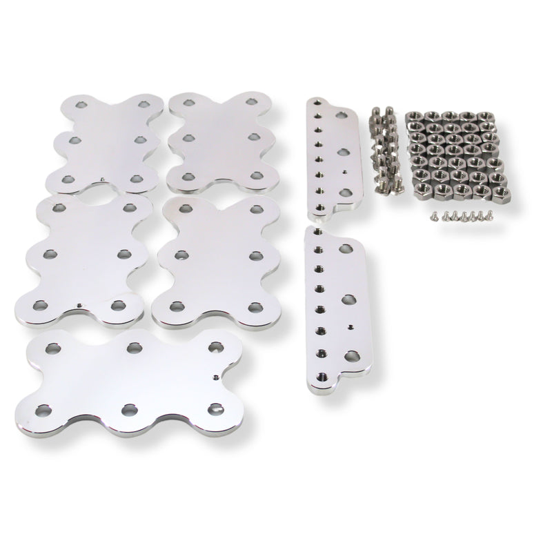 Triple Bank / 18 Yinlong LTO Cell Lug Style Aluminum Bus Bars with Hardware