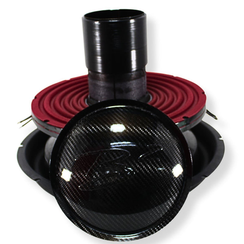 B2 Audio Rampage 15" Re-cone Kit Drop In 1-Ohm 4" Coil Carbon Fiber