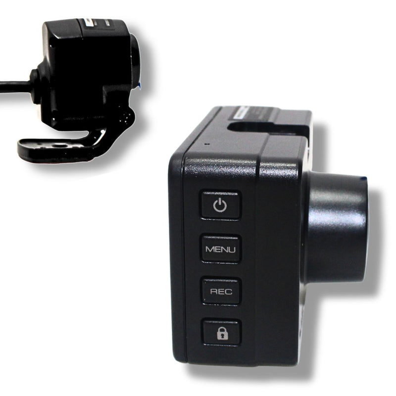 Kenwood Front & Rear 4K Dash Camera w/ GPS, BT, WiFi, Motion Detection & MicroSD