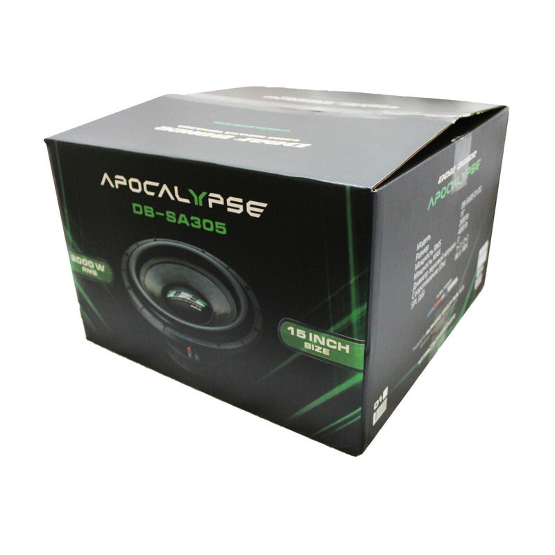 Deaf Bonce Apocalypse 15" 4000W Dual 1-Ohm Subwoofer DB-SA305-D1