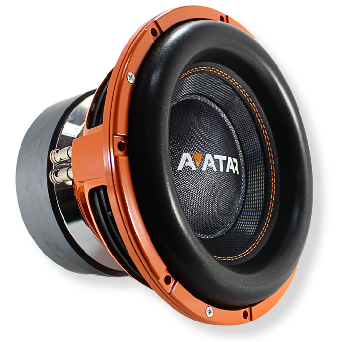 12" 6000 Watts Peak Dual 1 Ohm Subwoofer Avatar Tsunami Orange STU-1246-D1