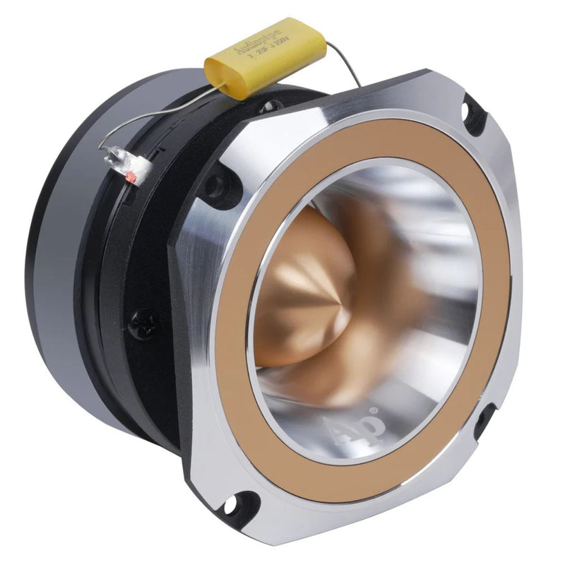 Audiopipe ATR-4061-GLD Super Tweeter 600W 4-8 Ohm Gold w/ Crossover