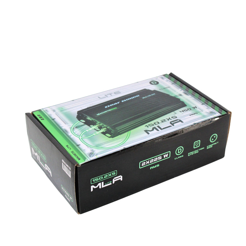 Deaf Bonce 150 Watt 4 ohm RMS Class D 2-Channel Machete Amplifier MLA-150.2XS
