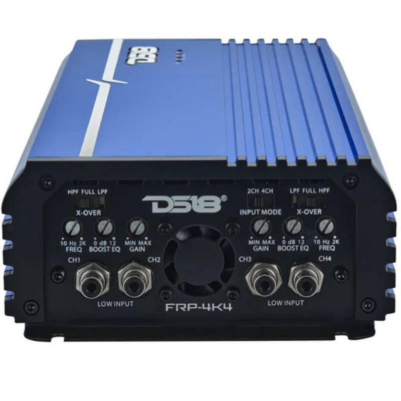 4-Channel Full-Range Class-D Amplifier 4000W RMS DS18 FRP-4K4 RED