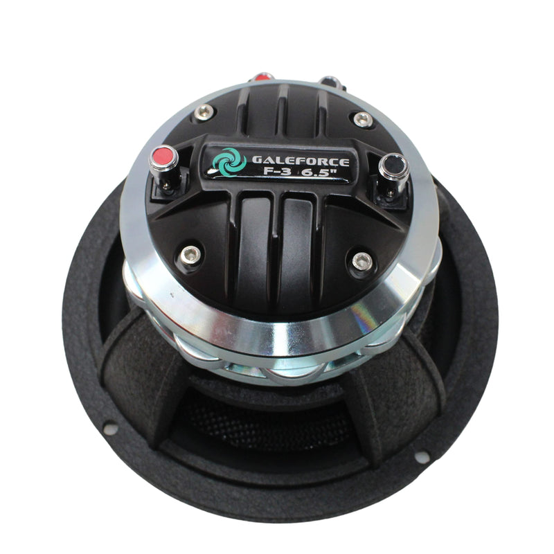4x Galeforce 6.5" 400W Marine Speaker + Kicker 4 Channel 1100W Marine Amplifier