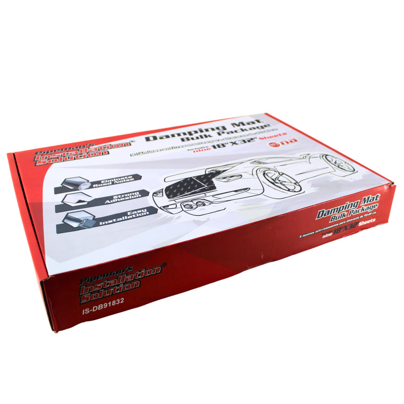 Pipeman's DB91832 18" x 32" Black Sound Deadener Bulk Package 9 sheets 36 Sq ft