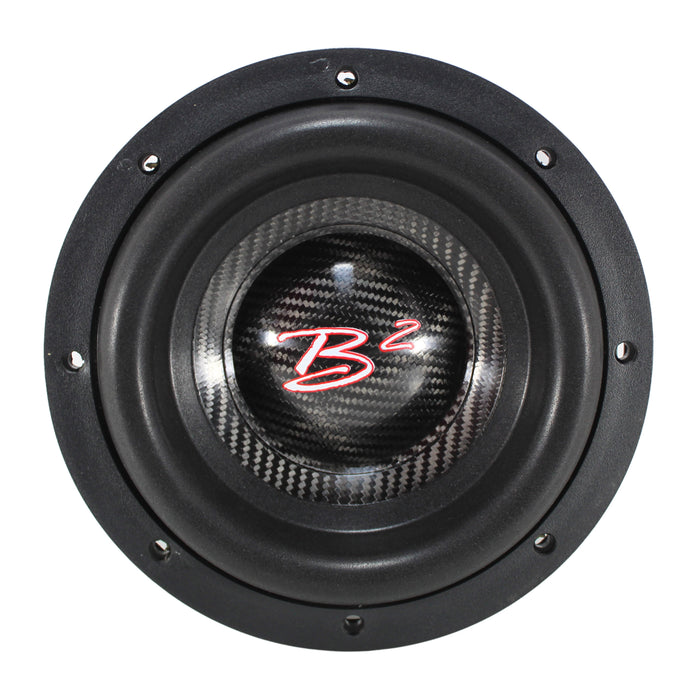 B2 Audio RAMPAGE Series 8" Dual 2-Ohm 2" Coil 1000 Watt RMS Subwoofer OPEN BOX