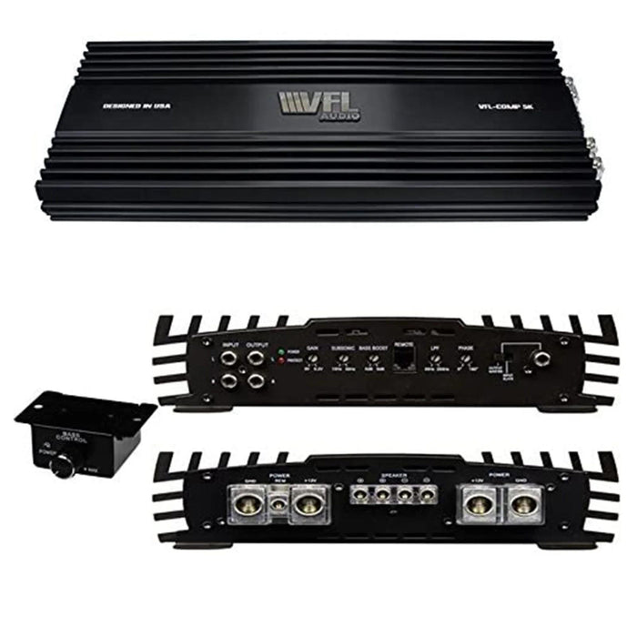 VFL 5000 Watt 1 Ohm Class D Monoblock Amplifier Digital Linkable Competition