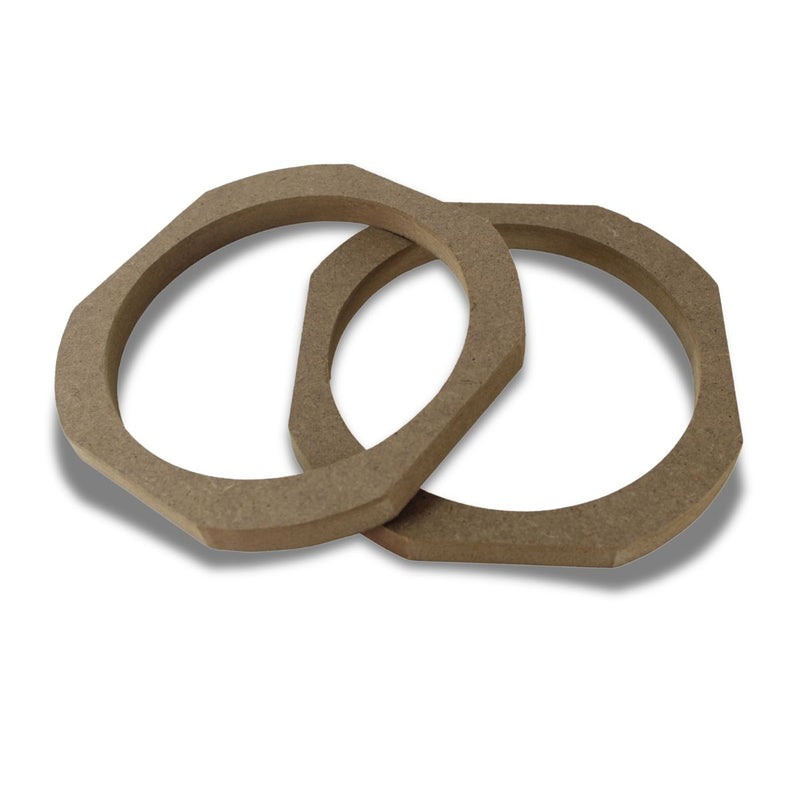 Audiopipe Universal 5.25" MDF Wood Speaker Rings (Pair) RING-H537