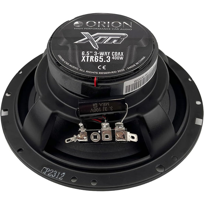 6.5" 3-Way Coaxial 75 Watts RMS Speakers Orion XTR Series XTR65.3 Pair