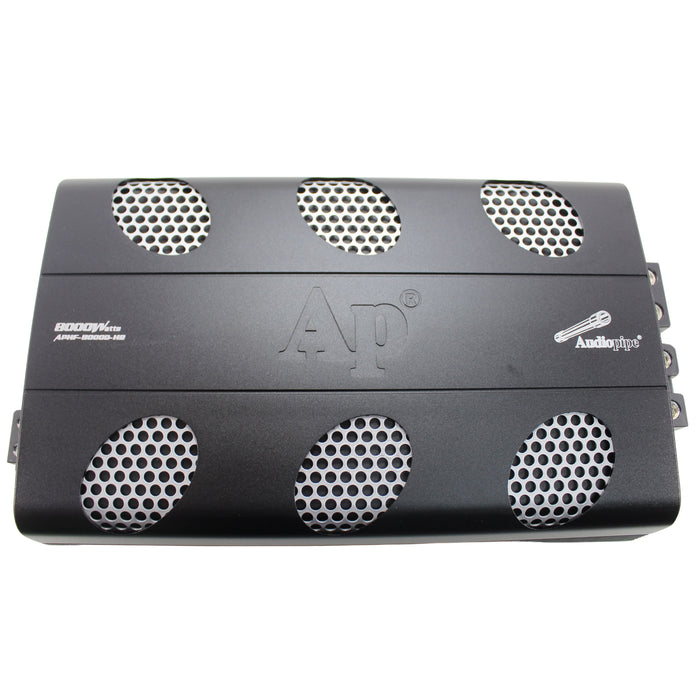 Audiopipe APHF-8000D-H2 8000 Watt Full Range Class D 2 Ohm Monoblock Amplifier