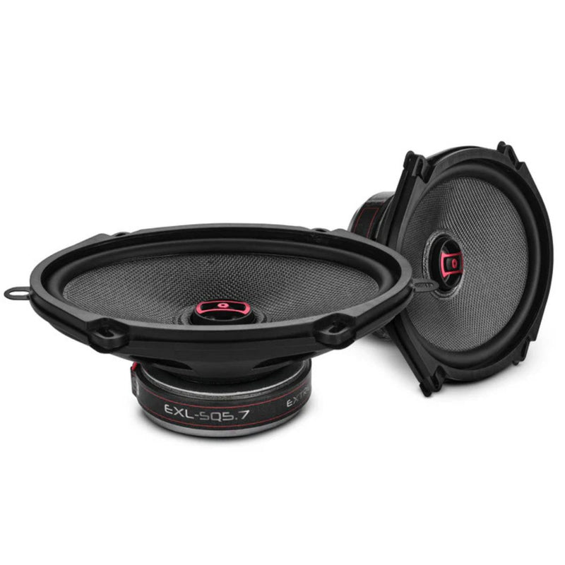 DS18 5x7120W RMS 3-Ohm 2-Way Coaxial Speaker pair w/ Fiber Glass Cone EXL-SQ5.7