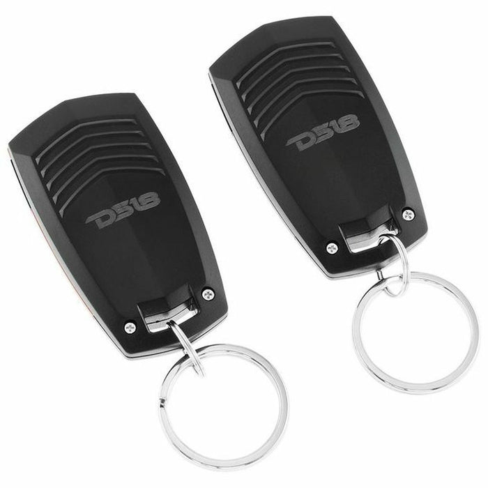 Keyless Entry Car Alarm Security System w/ 2 Remote Controls & 2 Door Locks DS18