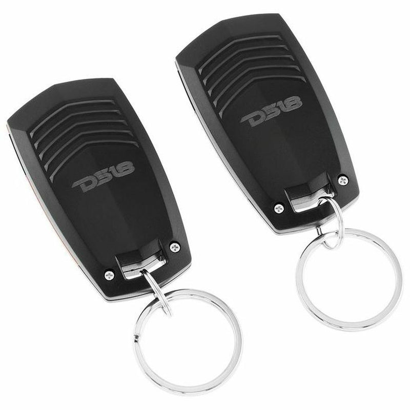 Keyless Entry Car Alarm Security System w/ 2 Remote Controls & 2 Door Locks DS18 - Big Jeff Online Inc