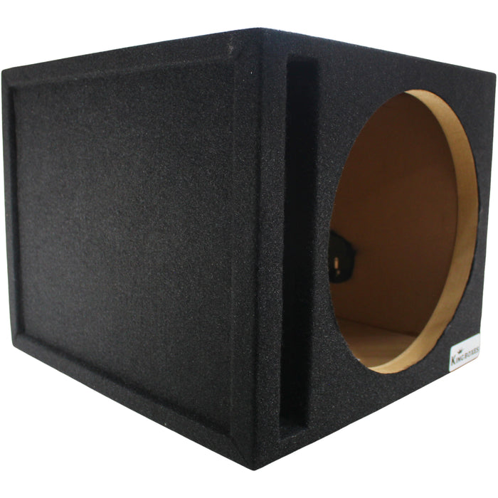 King Boxes 12" Single Ported Carpeted Universal Subwoofer Box / S12V