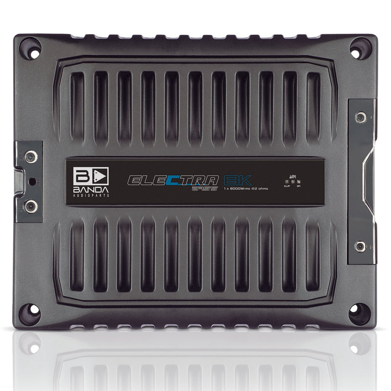 Banda ELECTRA Line Aluminum Brazilian 8000 Watt 2-Ohm Monoblock Bass Amplifier