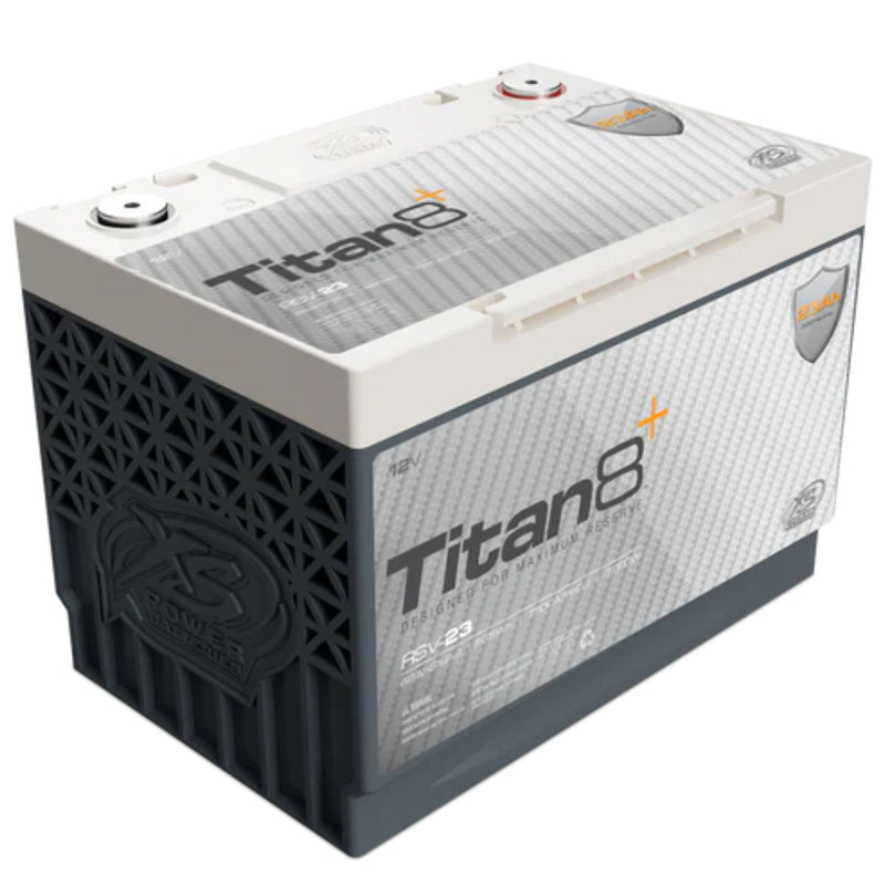 XS Power 23AH LTO 3000 Watt 12v Titan8 RSV23 Group 34 Battery