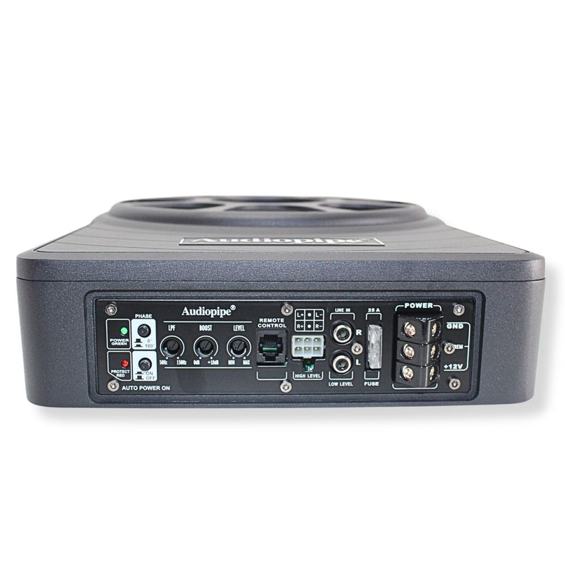 Audiopipe 10" Low Profile Amplified Subwoofer 250W RMS w/ Bass Knob APLP-1030